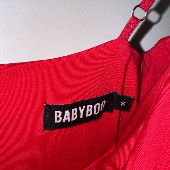 Sold Out - Baby Boo Trixie Maxi Dress in Sparkle Red - Picture 4 of 6